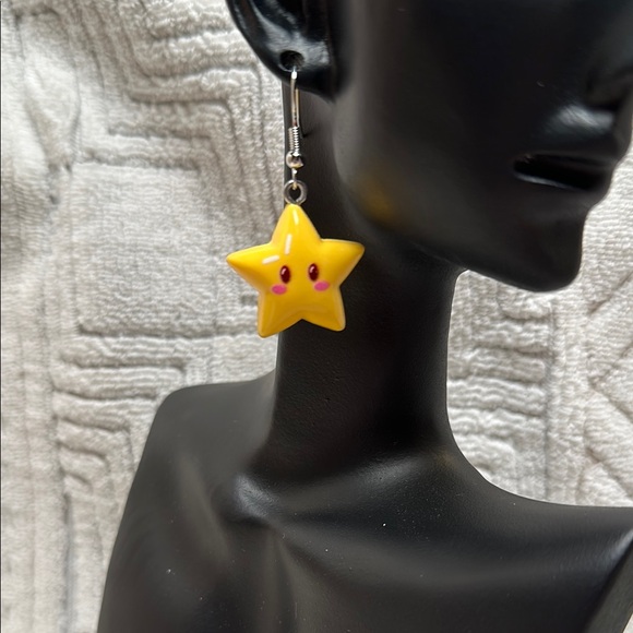Fashion Jewelry Jewelry - Star Shaped Yellow Earrings